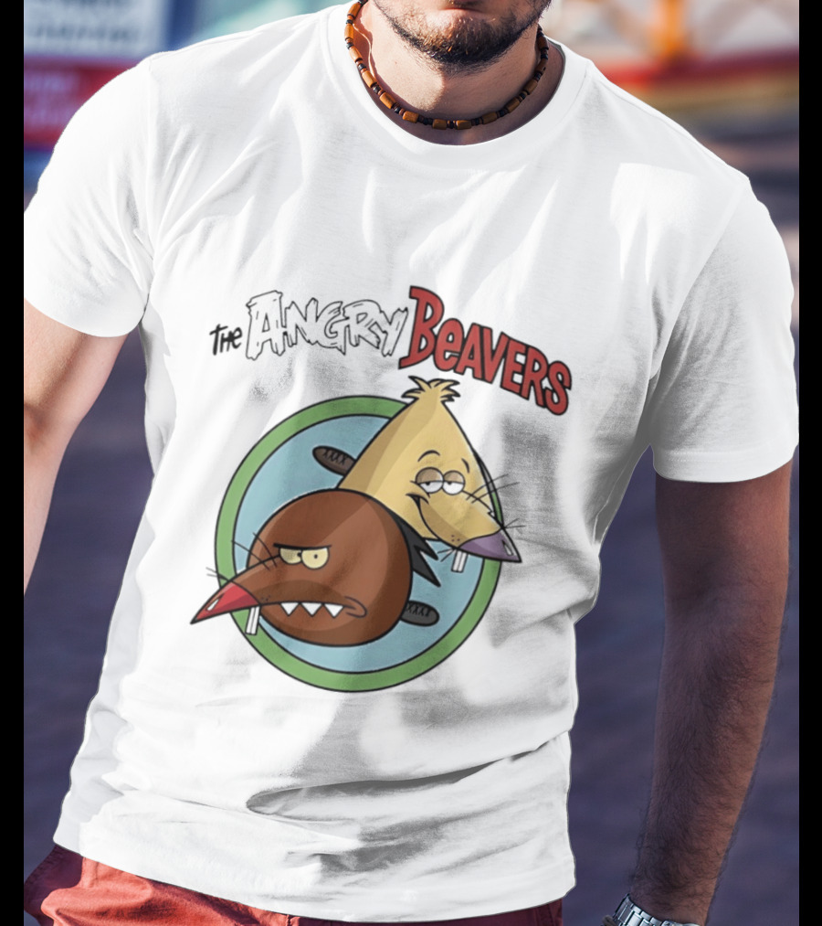 The Angry Beavers Nickelodeon 90s Cartoons Daggett And Norbert T-Shirt