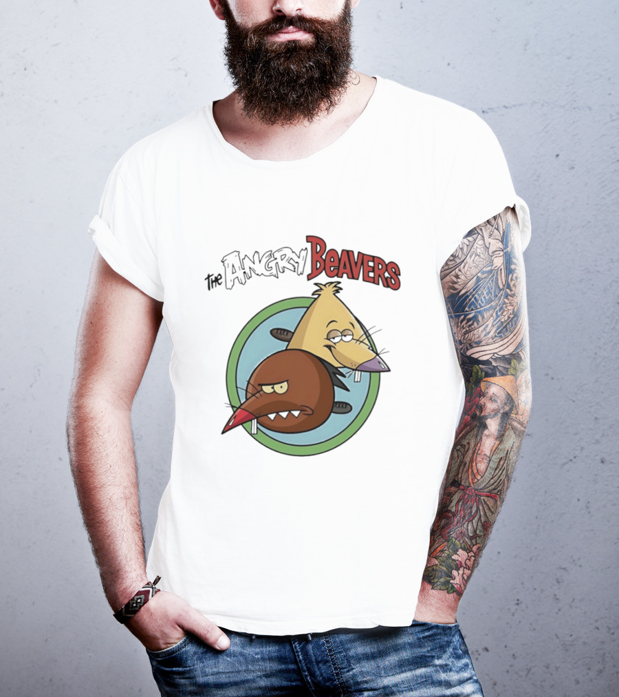 The Angry Beavers Nickelodeon 90s Cartoons Daggett And Norbert T-Shirt