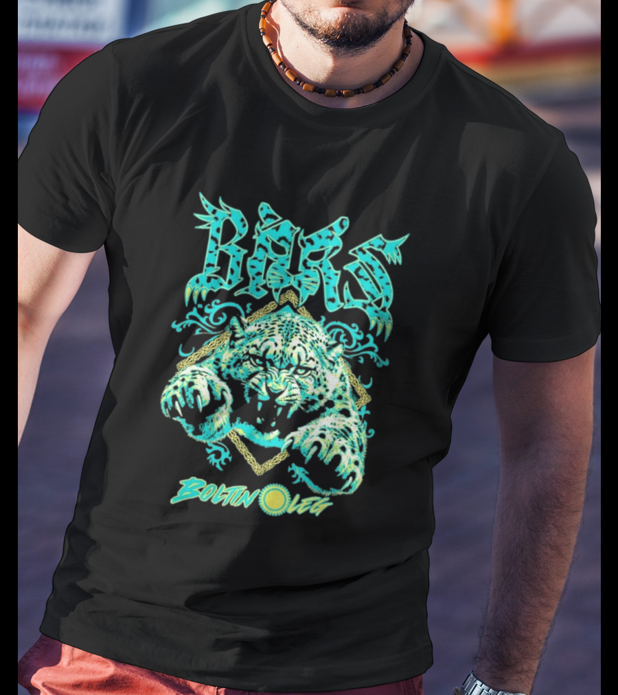 Bars Boltin Oleg Leopard Wild Cat Animal T-Shirt
