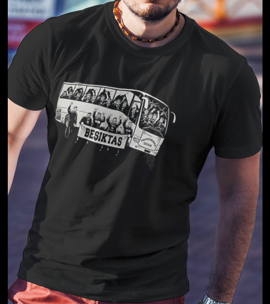 Besiktas Erkek BJK 1903 Team Spirit Bus T-Shirt