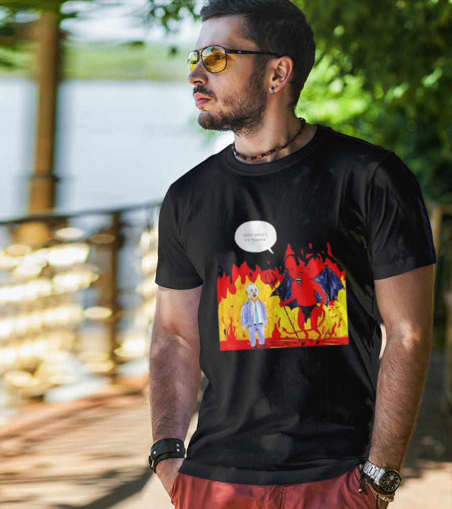 Eww Gross No Thanks Devil Politician Comic T-Shirt
