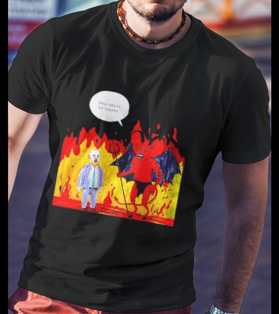 Eww Gross No Thanks Devil Politician Comic T-Shirt