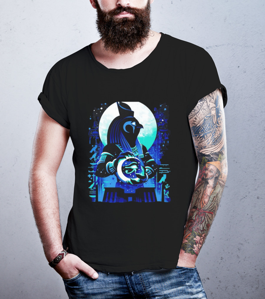 Eye Of Horus Egyptian Moon God Mythology Symbolism T-Shirt