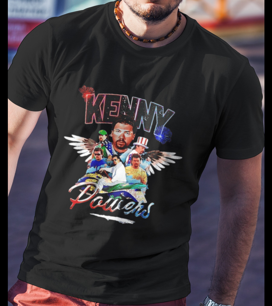 Kenny Powers Danny McBride Eastbound And Down Winged Motif T-Shirt