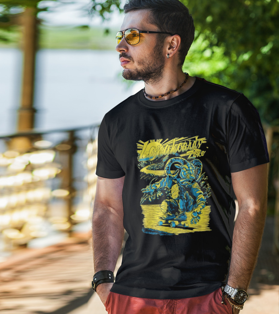Longboards Zone Goat Downhill Rider Longboarding Adventure T-Shirt