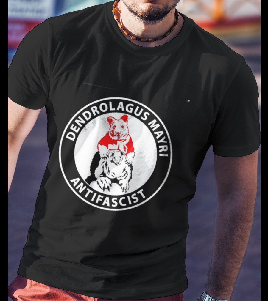 Dendrolagus Mayri Antifascist Tree Kangaroo Antifa T-Shirt