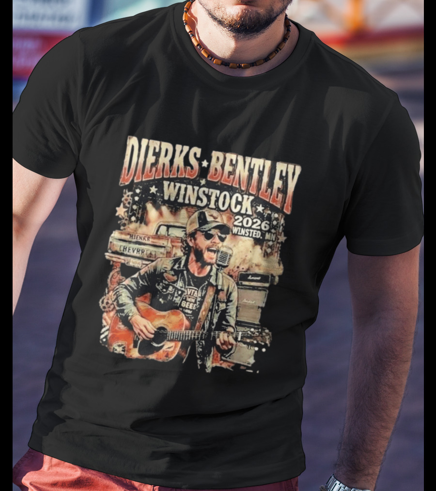 Dierks Bentley Winstock 2026 Winsted MN June 19 Country Music Festival T-Shirt