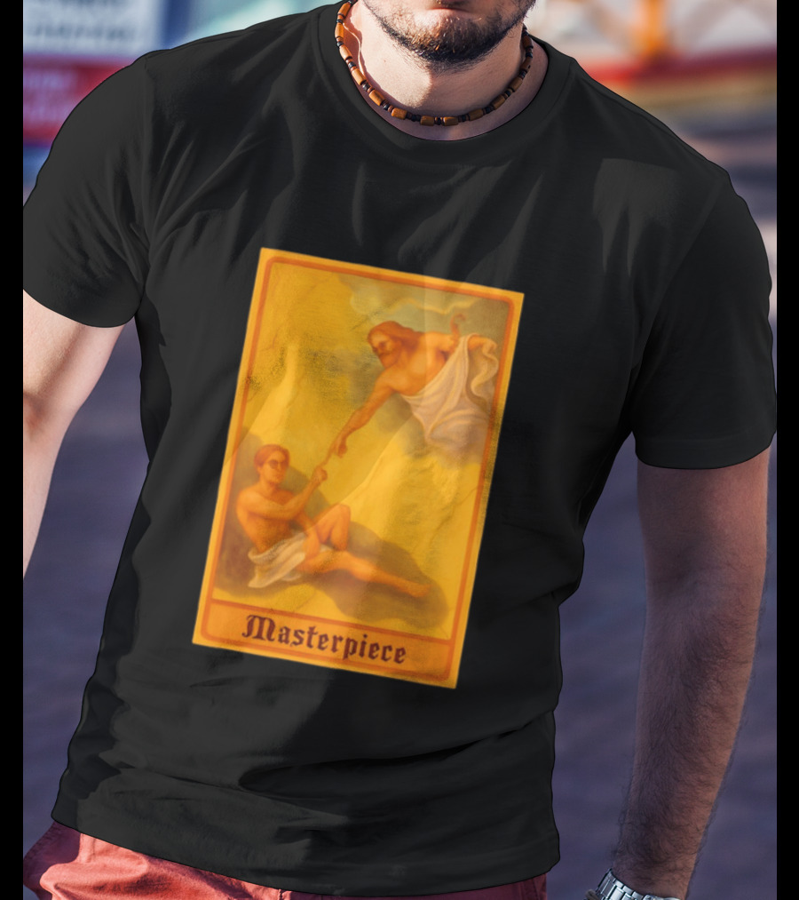 Masterpiece Michelangelo Creation Of Adam Iconic Classic Renaissance T-Shirt