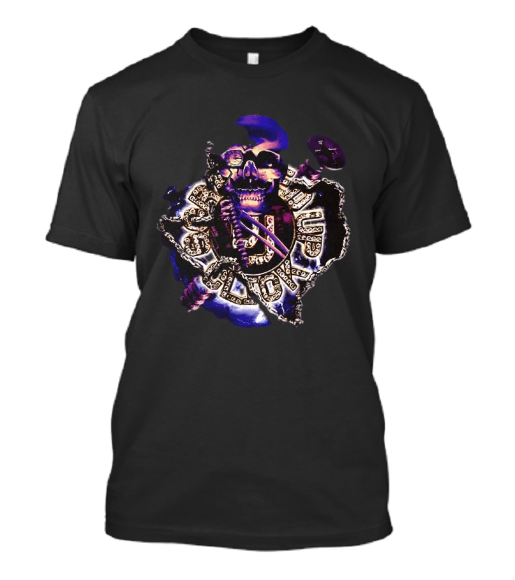 DJ Screw The Final Chapter 2 Sided Legendary Skull Chains Innovation T-Shirt