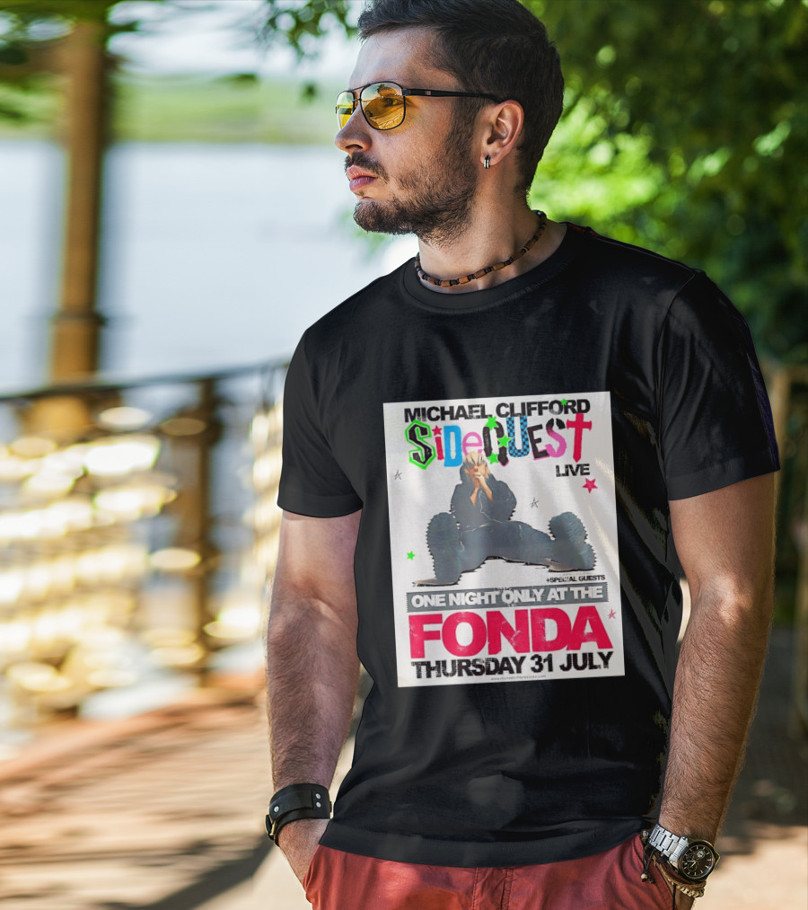 Michael Clifford Sideguest Live One Night Only At The Fonda Thursday 31 July T-Shirt