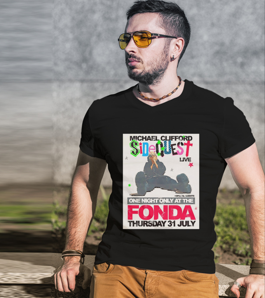 Michael Clifford Sideguest Live One Night Only At The Fonda Thursday 31 July T-Shirt