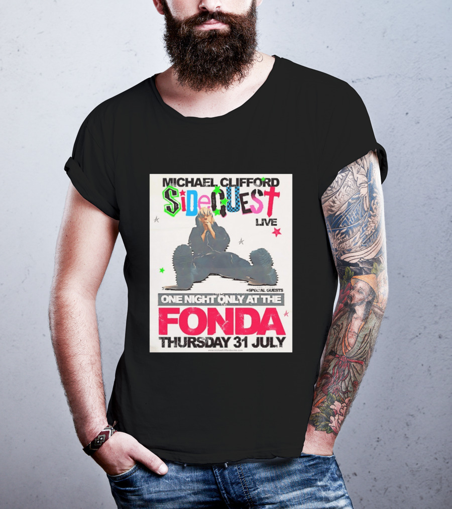 Michael Clifford Sideguest Live One Night Only At The Fonda Thursday 31 July T-Shirt