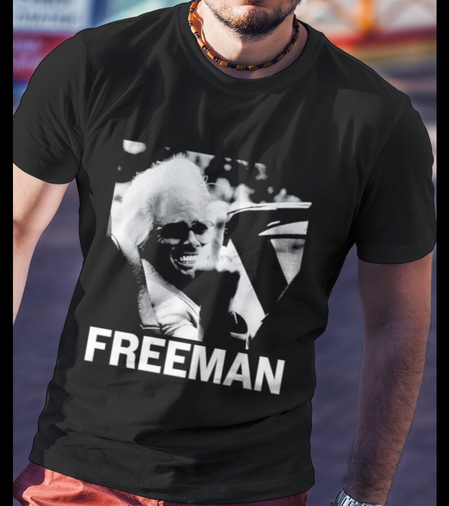 Morgan Freeman Middle Finger Actor Celebrity FREEMAN T-Shirt