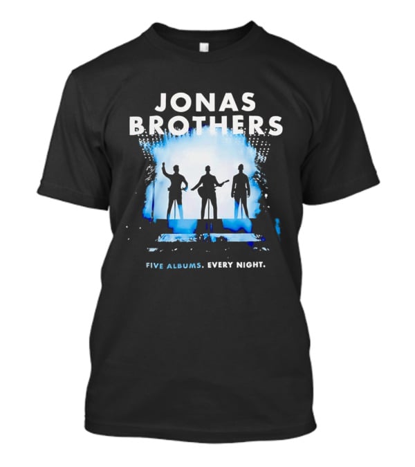 Jonas Brothers Five Albums Every Night Tour T-Shirt