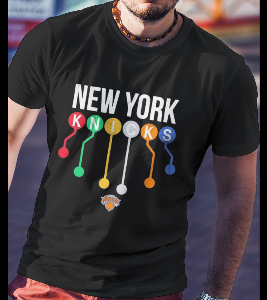 New York Knicks Subway Map NBA Basketball Team T-Shirt