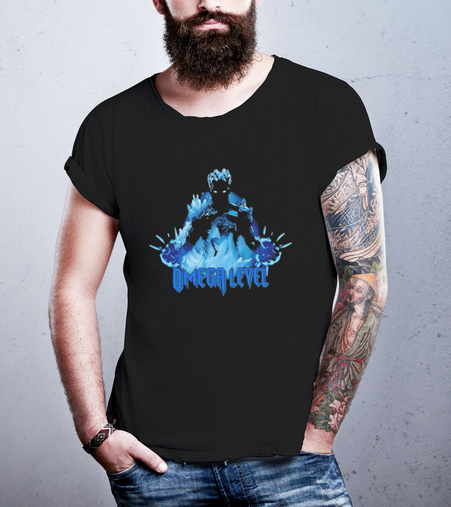 Omega Level Iceman X Men Marvel Mutant Ice Hero T-Shirt
