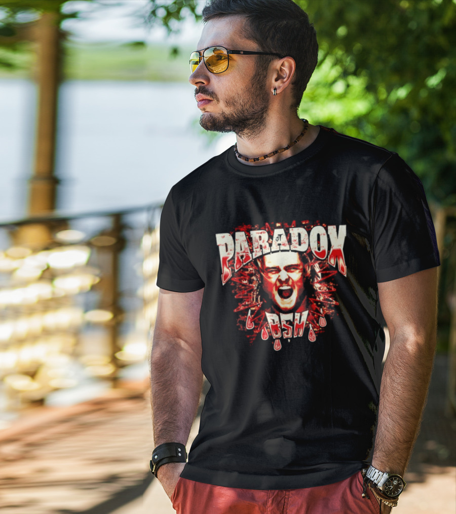 Paradox BSH Blood Splatter And Screaming Face T-Shirt