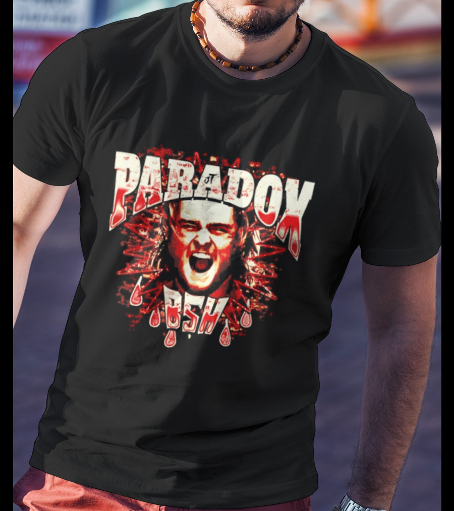 Paradox BSH Blood Splatter And Screaming Face T-Shirt