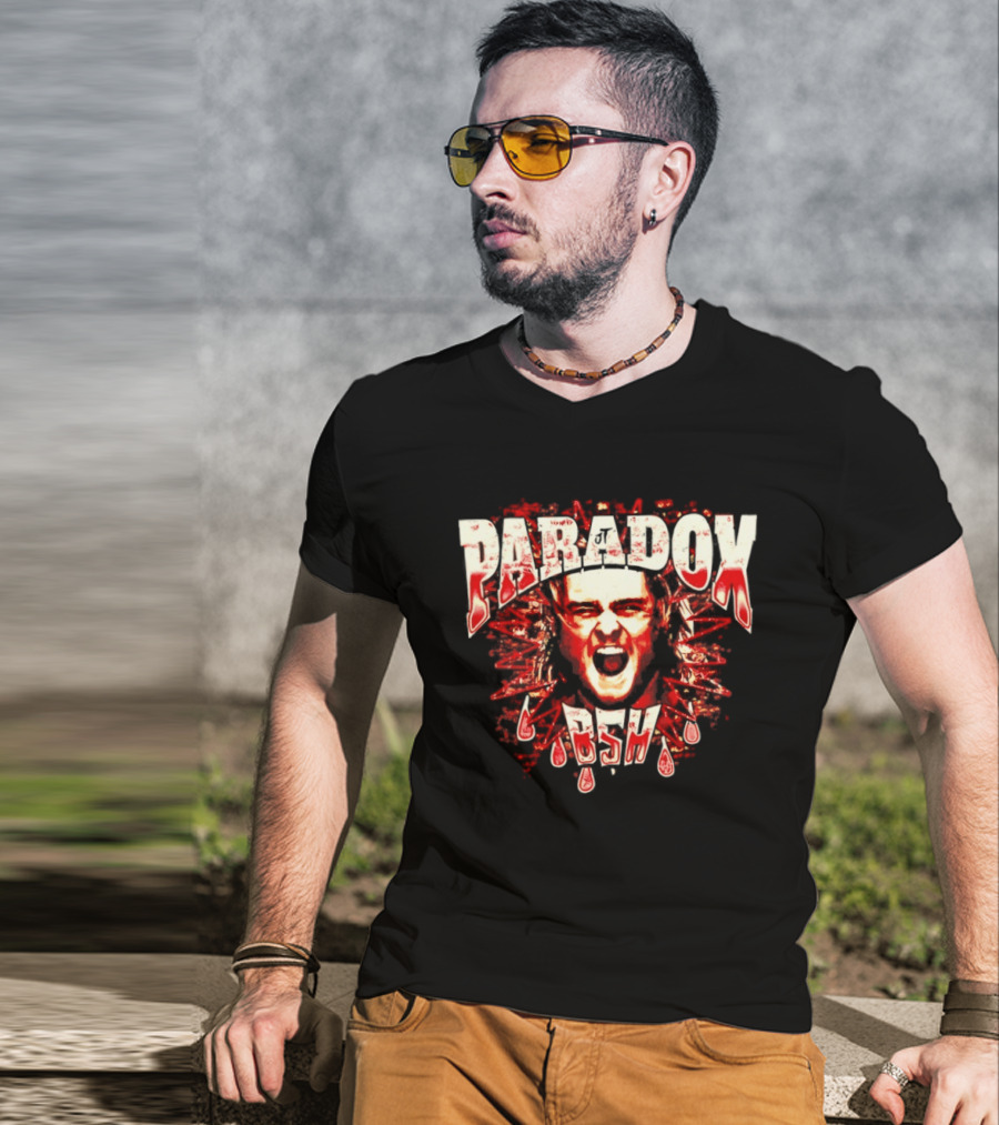 Paradox BSH Blood Splatter And Screaming Face T-Shirt