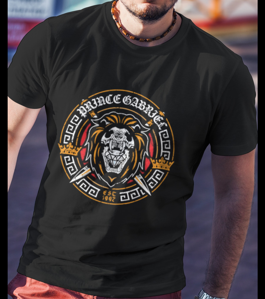 Prince Gabriel Hunter Lion Emblem Est 1997 T-Shirt