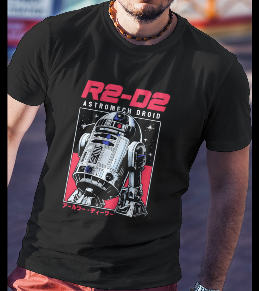 R2 D2 Astromech Droid Star Wars Sci Fi Robot T-Shirt