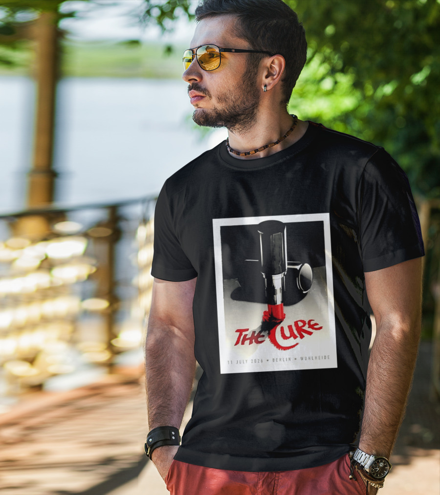 The Cure Berlin Concert 11 July 2026 Wuhlheide Lipstick T-Shirt