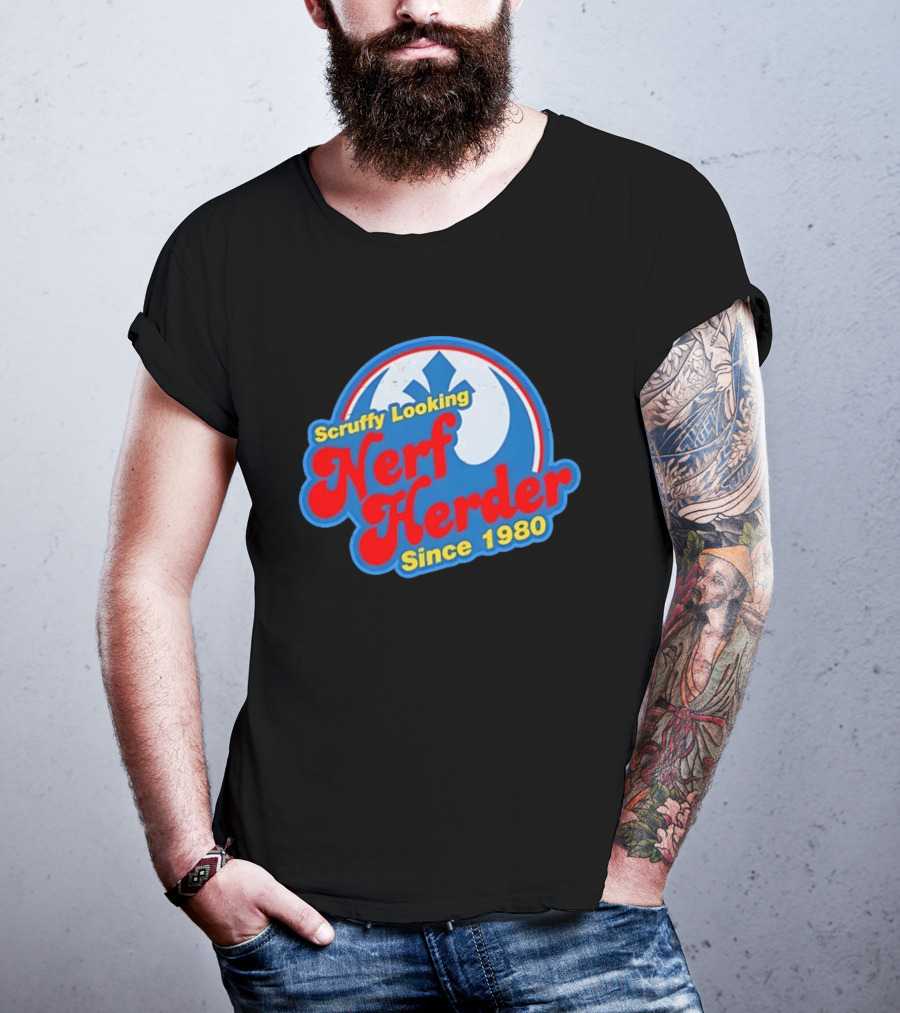 Scruffy Looking Nerf Herder Since 1980 T-Shirt