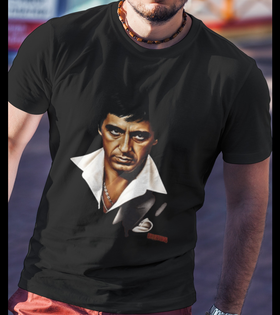 The World Is Yours Tony Montana Scarface 2 Sided T-Shirt