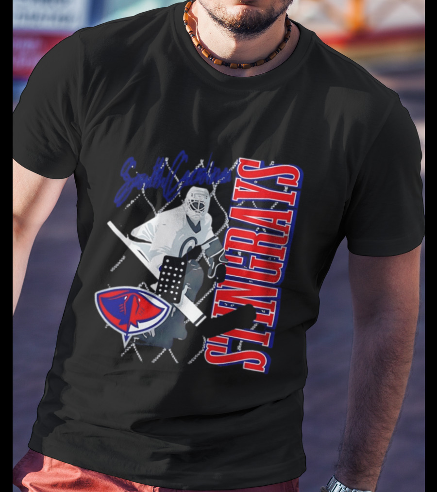 South Carolina Stingrays Hockey Goalie ECHL Team T-Shirt