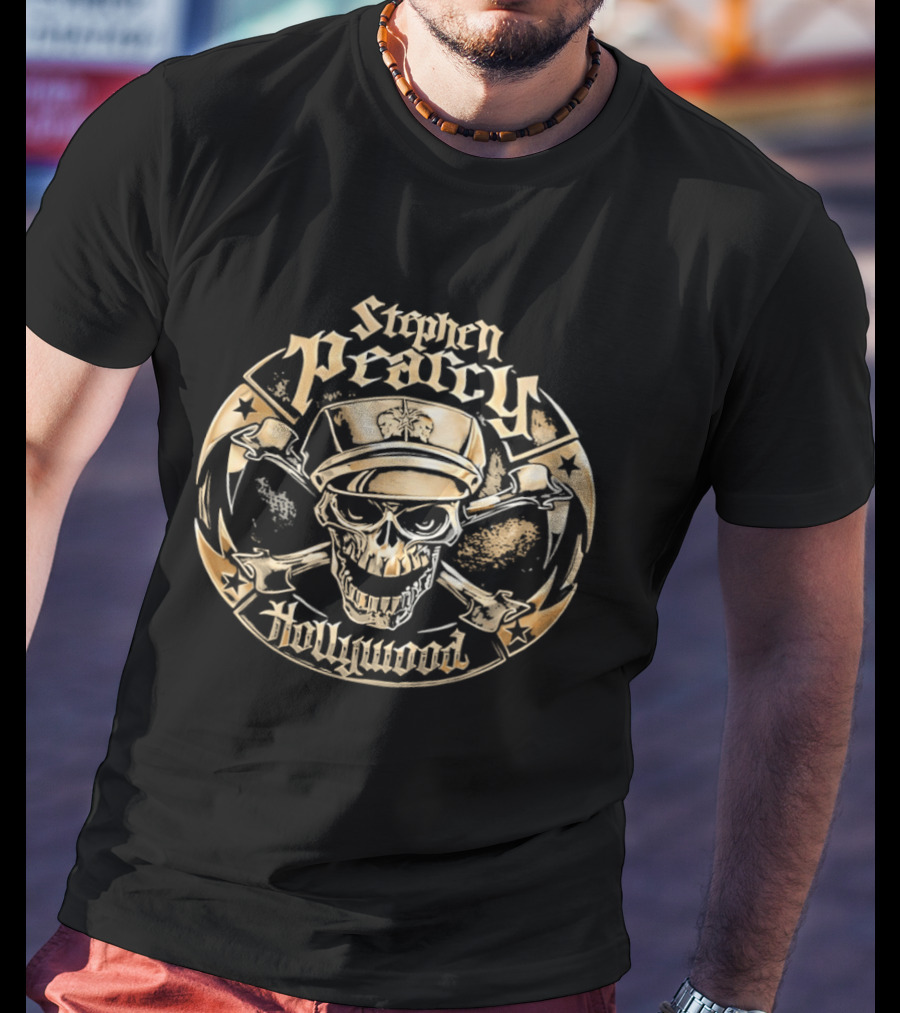 Stephen Pearcy Hollywood Skull Ratt T-Shirt