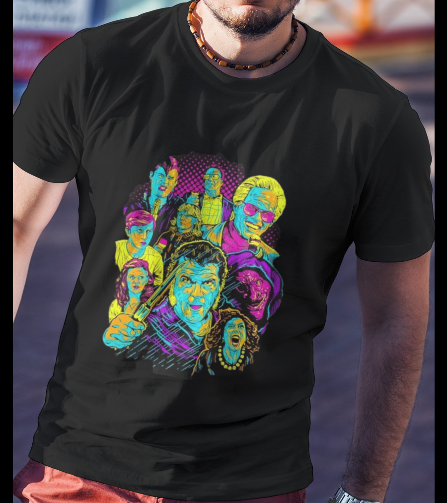 Twin Peaks Cast Neon Pop David Lynch T-Shirt