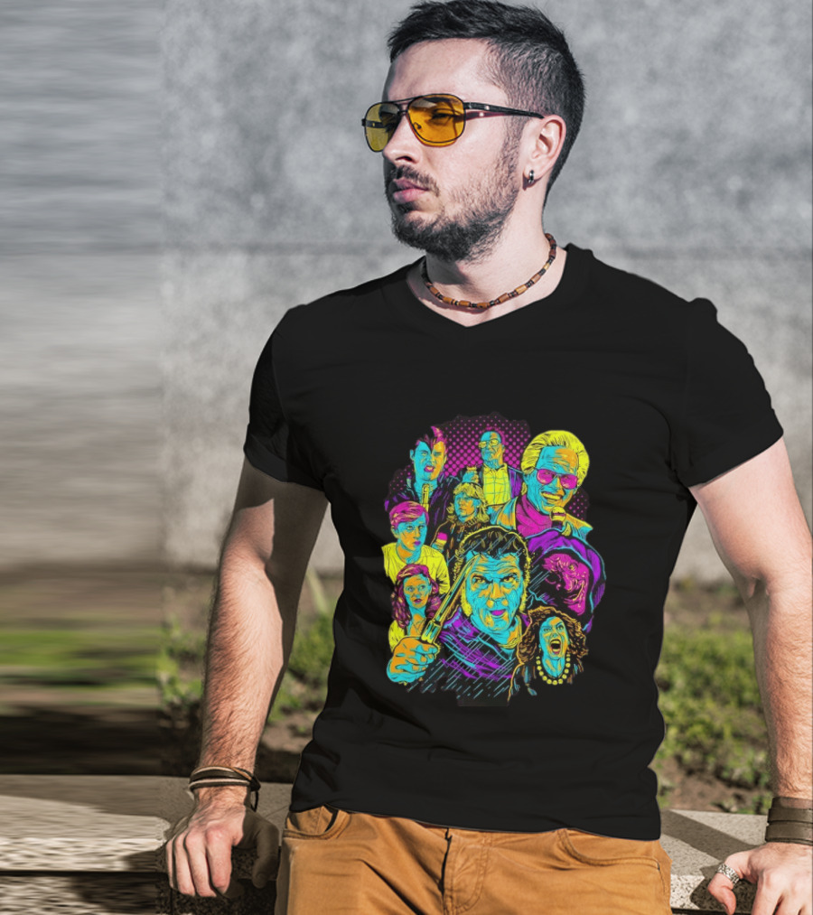 Twin Peaks Cast Neon Pop David Lynch T-Shirt