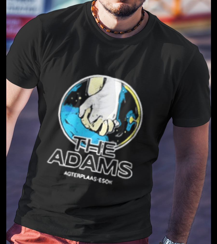 The Adams Agterplaas Esok Cosmic Handshake Global Unity T-Shirt