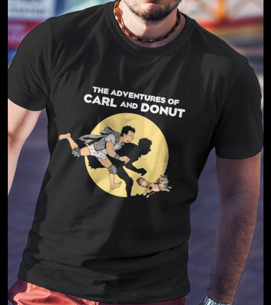 The Adventures Of Carl And Donut Cat Cartoon Series T-Shirt