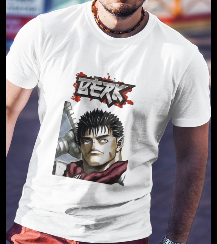 Berk Berserk Manga Guts Style Warrior T-Shirt
