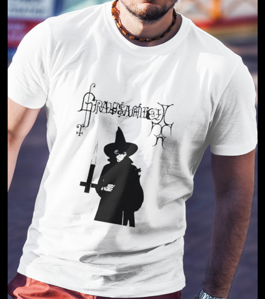 Gravsaamuel Witch Iconic Gothic Anime Dark Aesthetic T-Shirt