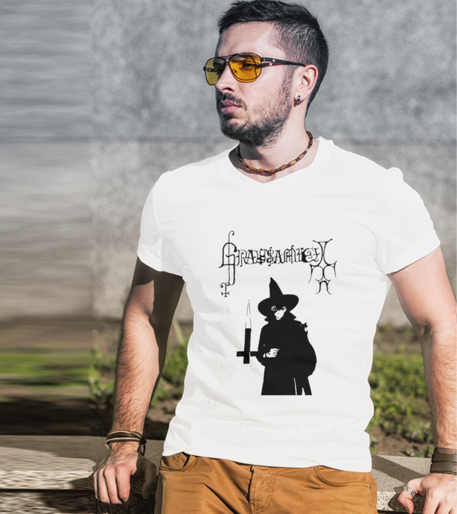 Gravsaamuel Witch Iconic Gothic Anime Dark Aesthetic T-Shirt
