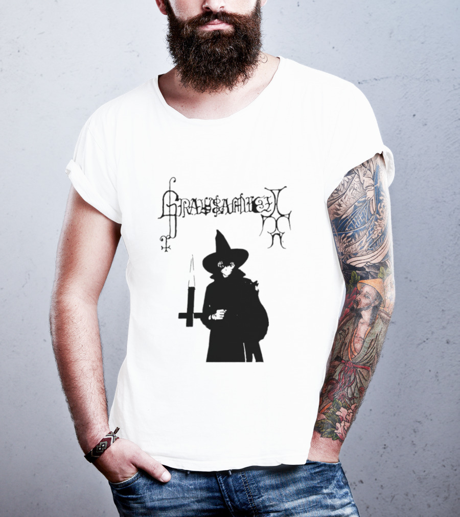 Gravsaamuel Witch Iconic Gothic Anime Dark Aesthetic T-Shirt