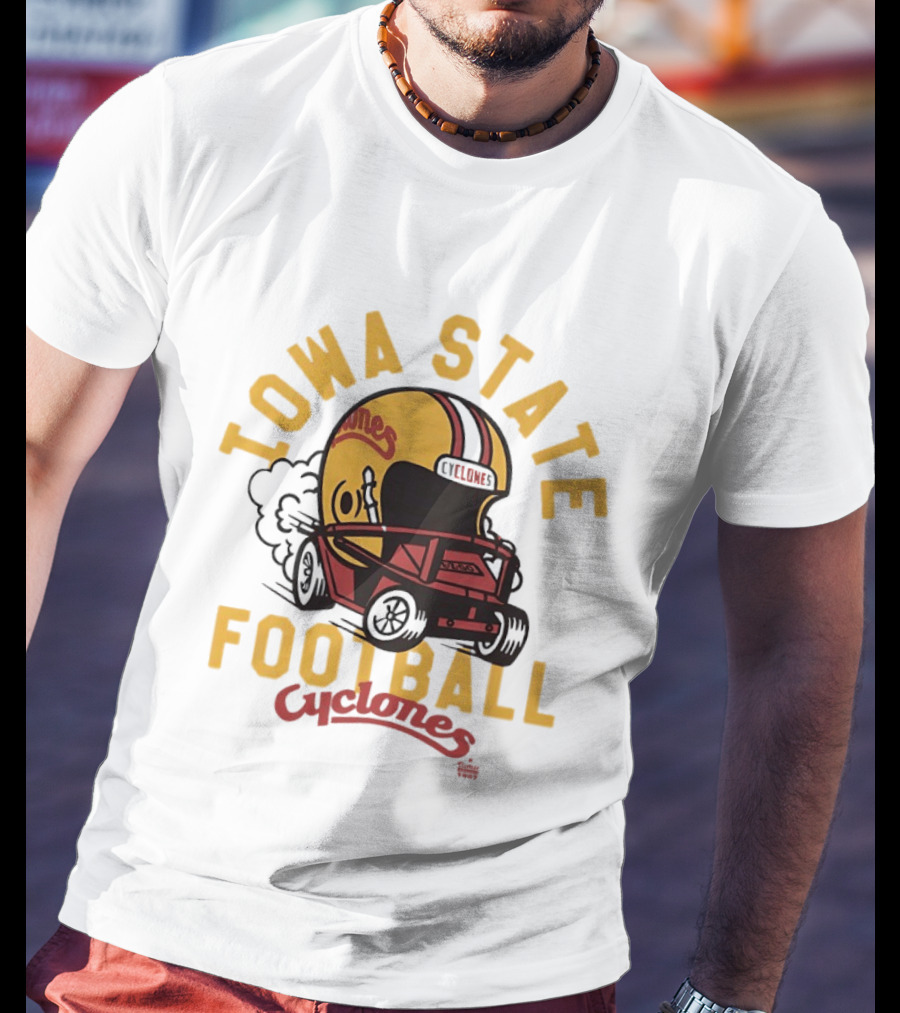 Iowa State Cyclones Helmet Football Team Fan Gear T-Shirt