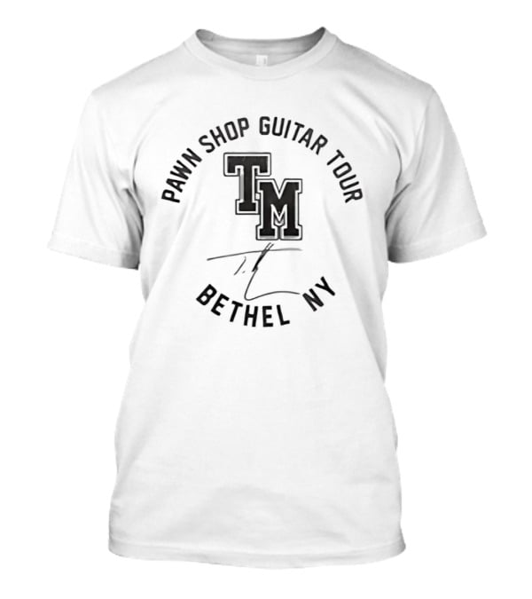 Pawn Shop Guitar Tour TM Bethel NY T-Shirt