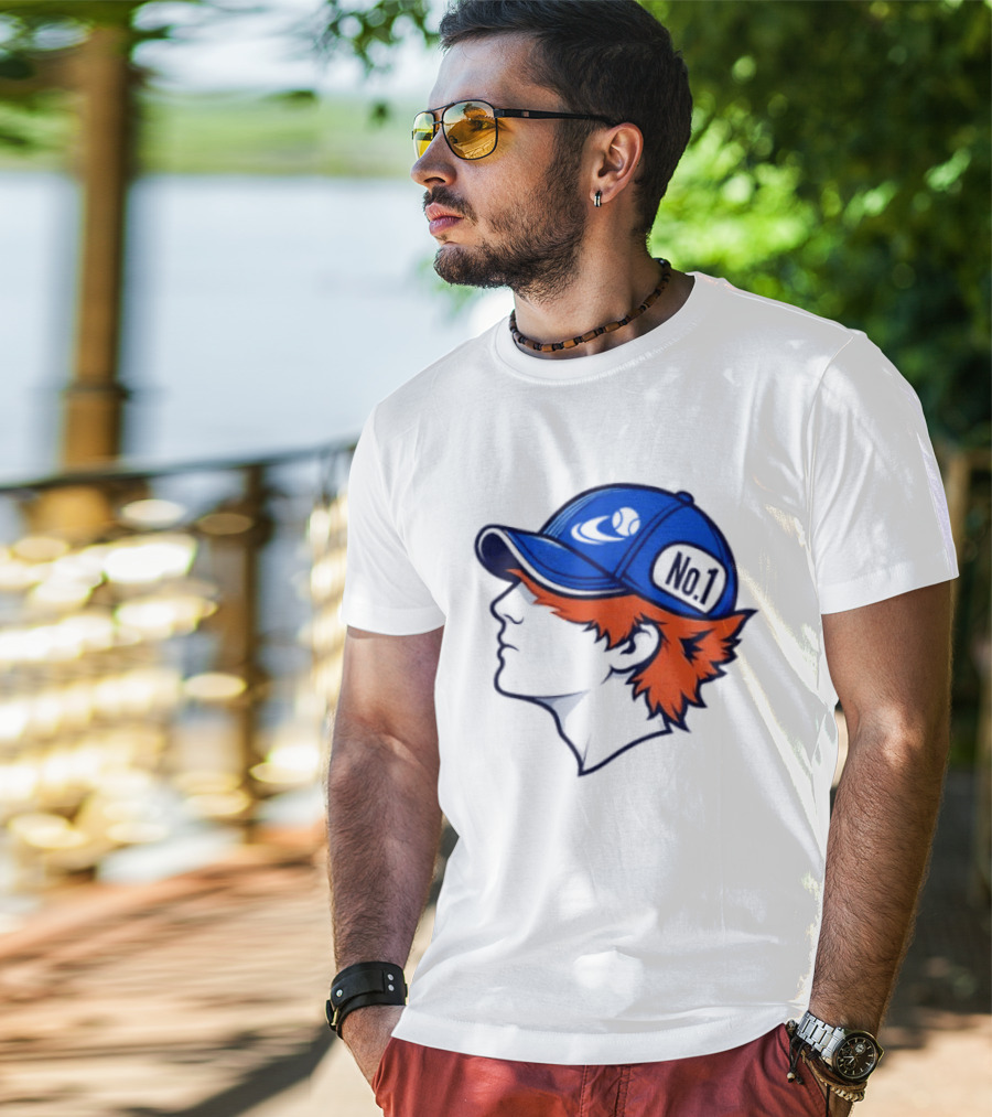 Jannik Sinner No 1 Fox Tennis ATP Player Iconic Cap T-Shirt