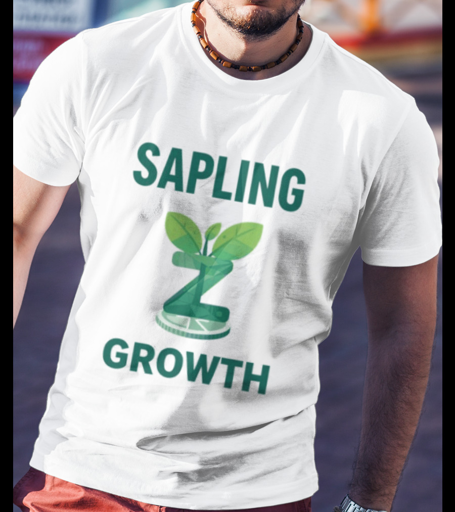 Sapling Growth Z Coin Zcash Crypto Leaf T-Shirt