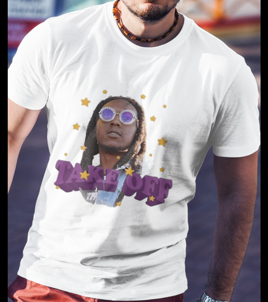 Take Off Girls Are Drugs Purple Stars T-Shirt