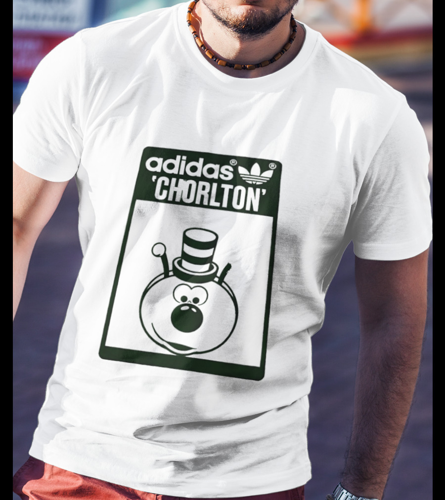 Adidas Chorlton Cartoon Character With Trefoil Top Hat T-Shirt