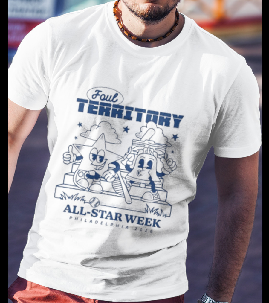 Foul Territory All Star Week Winken Blinken And Nod Philadelphia 2026 T-Shirt
