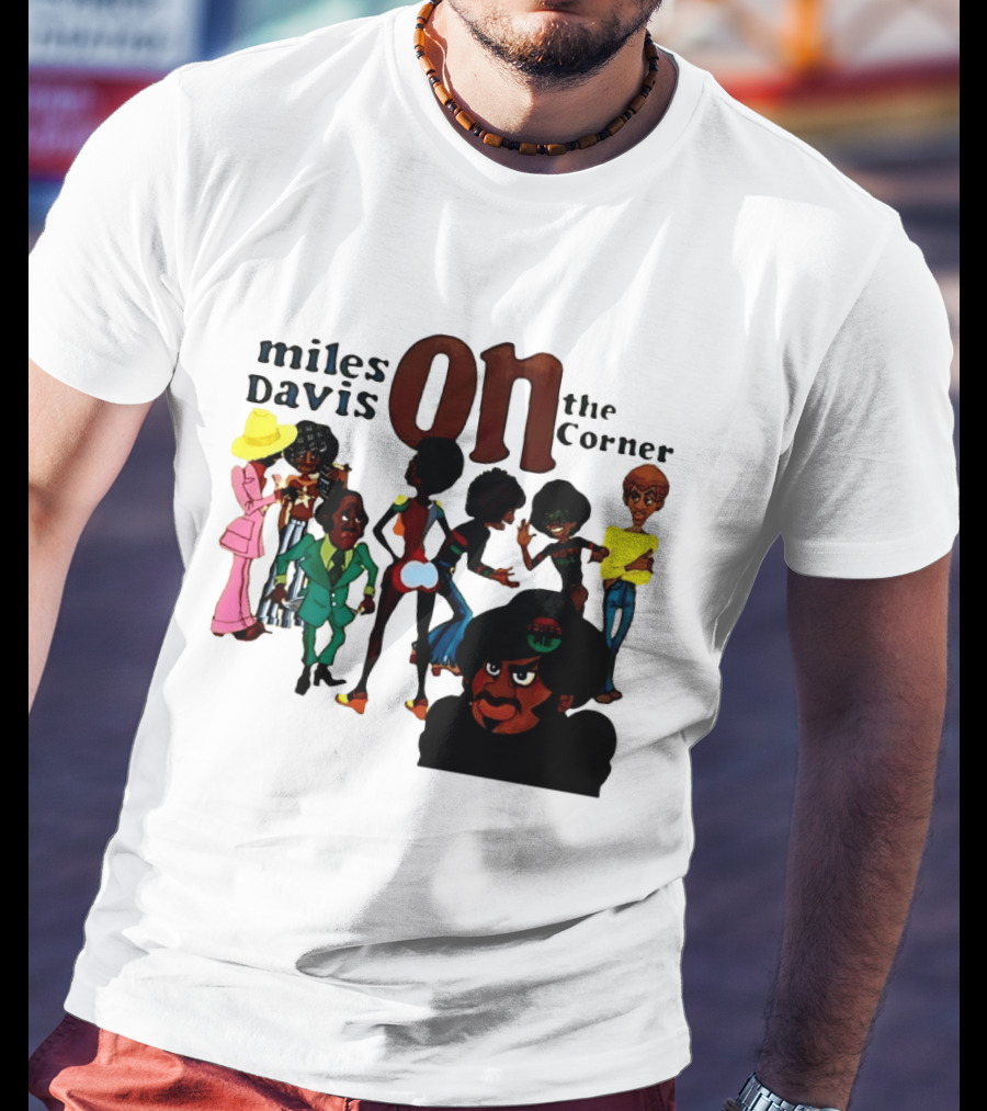 Miles Davis On The Corner Album Characters T-Shirt
