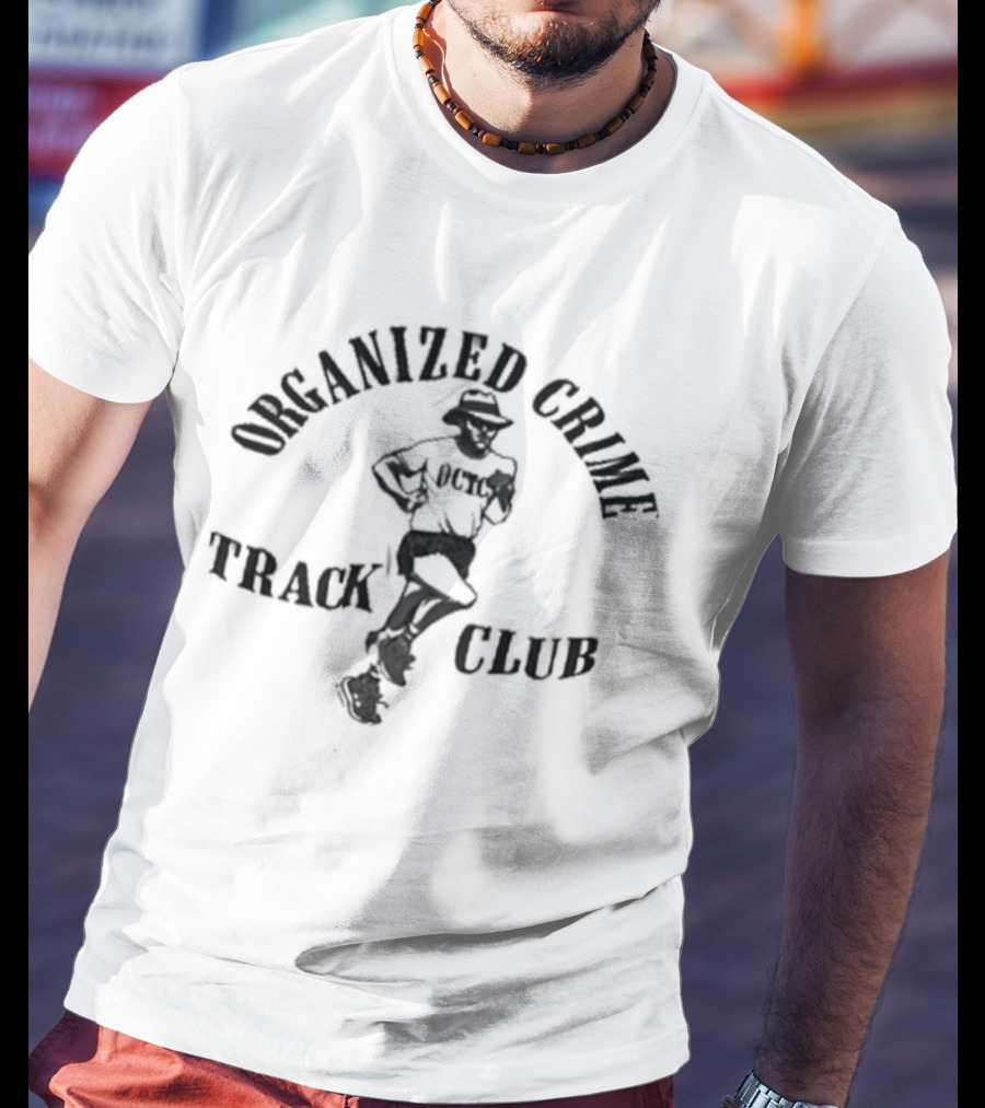 Organized Crime Track Club Running Gangster T-Shirt
