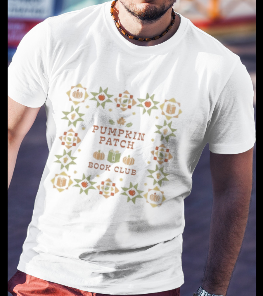Pumpkin Patch Book Club Autumn Festival Reading Gathering T-Shirt