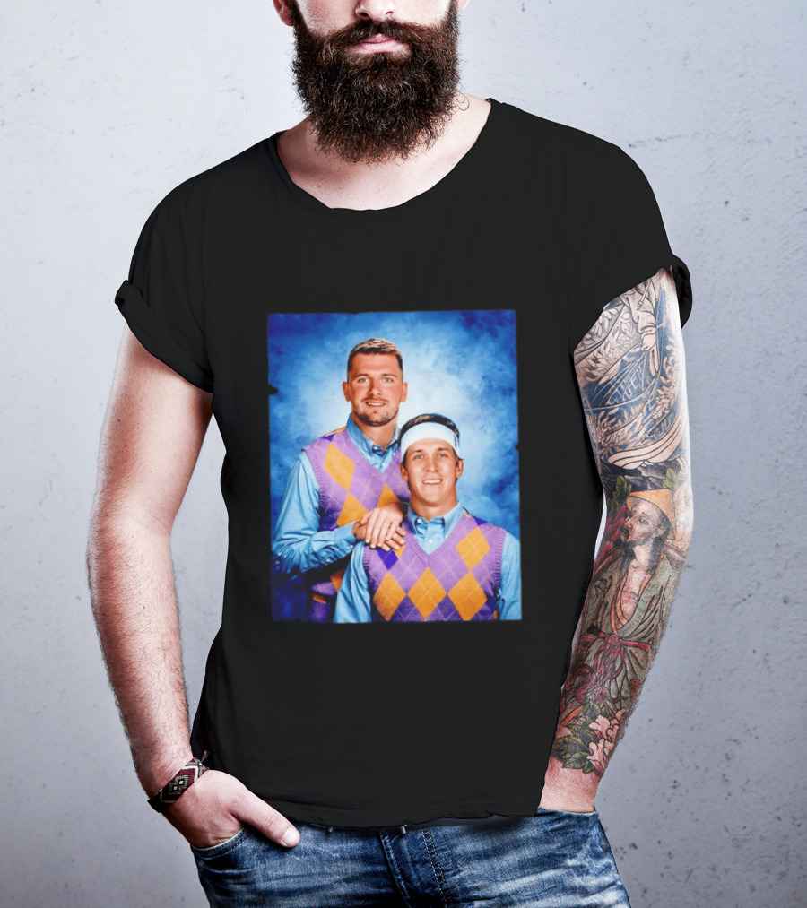 Austin Reaves Luka Doncic Step Brothers T-Shirt