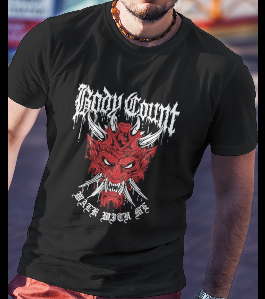 Body Count Work With Me Devil Red Demon Face T-Shirt